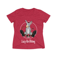Load image into Gallery viewer, Women&#39;s Heather Wicking Tee - White Logo