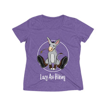 Load image into Gallery viewer, Women&#39;s Heather Wicking Tee - White Logo