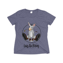 Load image into Gallery viewer, Women&#39;s Heather Wicking Tee - Transparent Logo